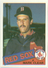 1985 Topps Baseball Cards      207     Mark Clear